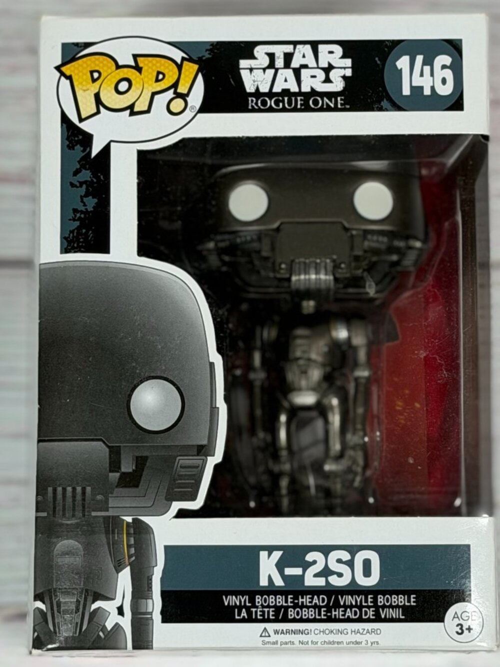 vFunko Pop! Star Wars Rogue One K-2SO #146 Vinyl Bobble-Head Figure